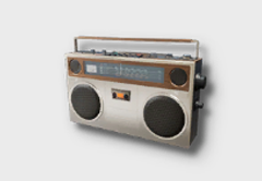 inZOI living room furniture - Antique Radio