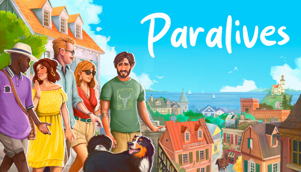Paralives official key art showing Parafolk characters and the game world
