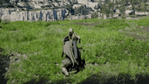 Giant Swing skill animation in Crimson Desert