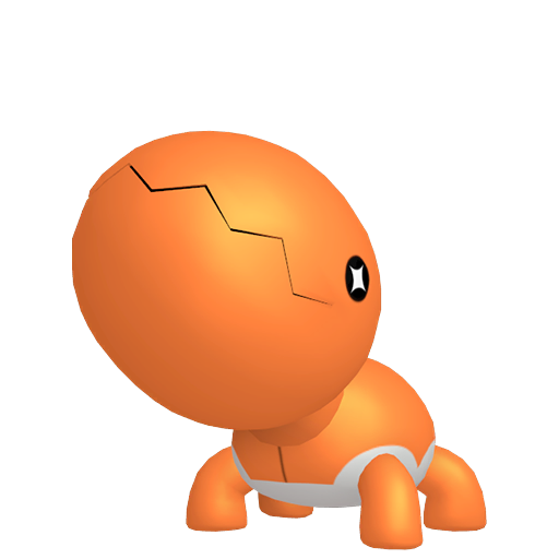 Trapinch sprite from Pokemon Pokopia showing the Ant Pit Pokemon with Litter and Bulldoze specialties