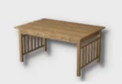 Vintage Wooden Desk furniture item in inZOI
