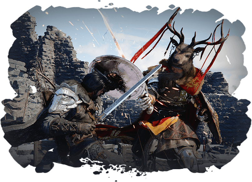 Crimson Desert open-world skirmish from the official trailer