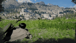 Focused Charged Shot skill animation in Crimson Desert