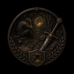 Round badge icon for the achievement A Step Never Taken