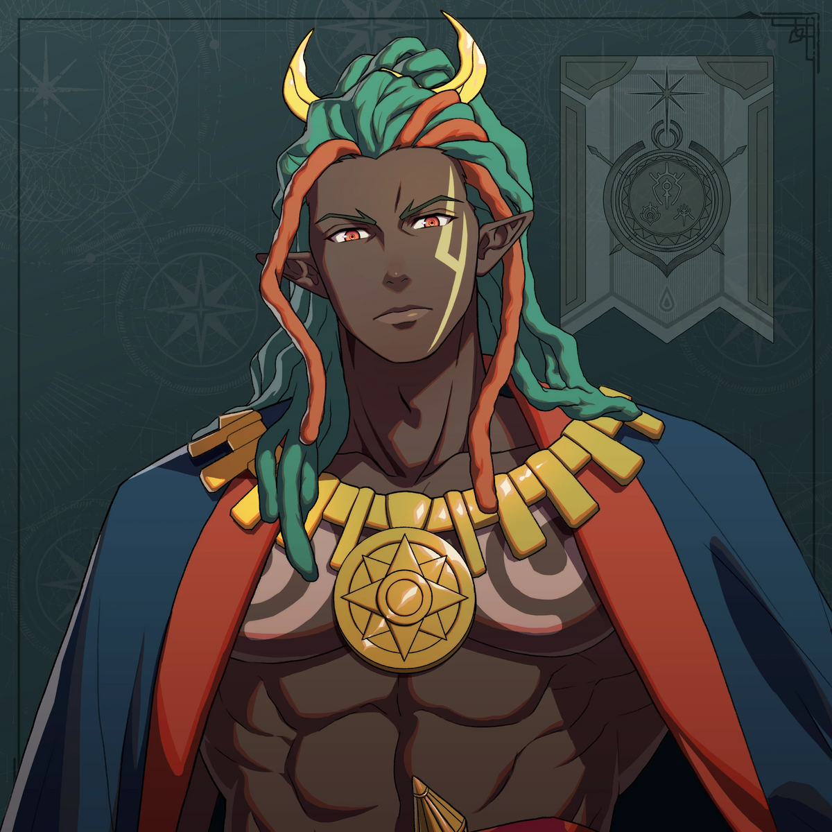 Official character portrait of Mars of the Dagdan Empire