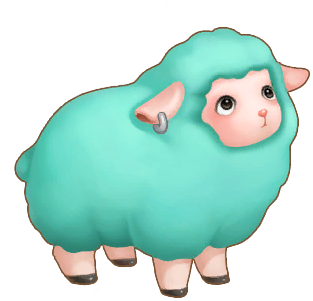Cyan Sheep