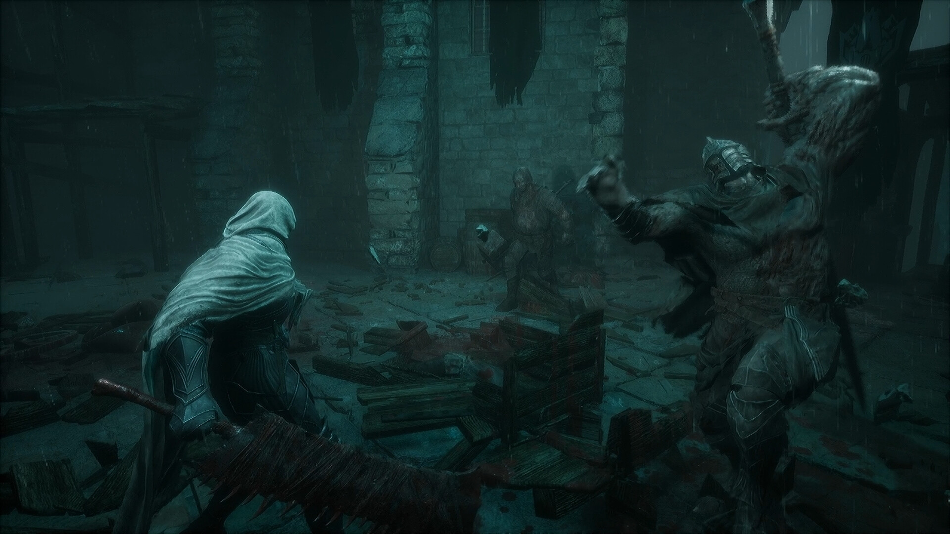 The Relic: First Guardian combat encounter against a corrupted enemy