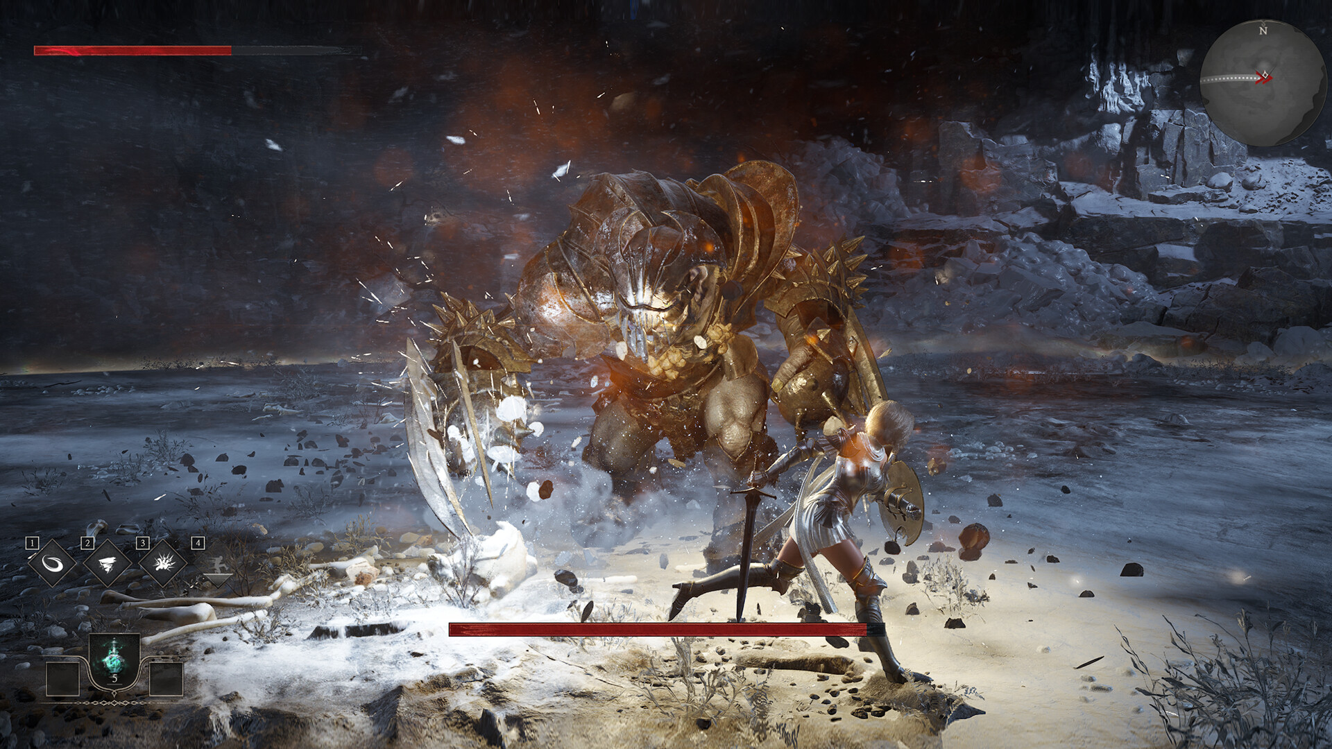 Vindictus: Defying Fate press screenshot of character exploring the Frozen Valley