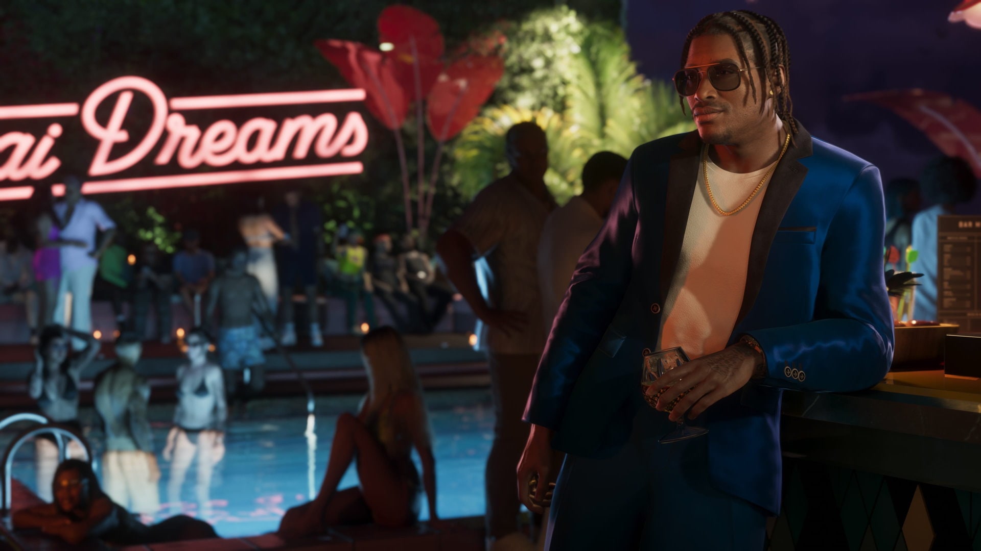 Dre'Quan Priest in a Vice City scene