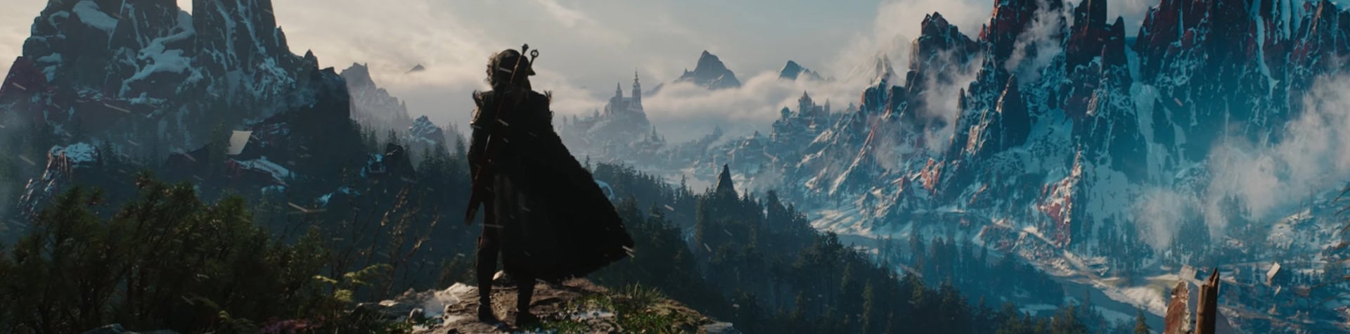 Dense forest environment in Kovir from The Witcher IV tech demo showcasing Nanite foliage