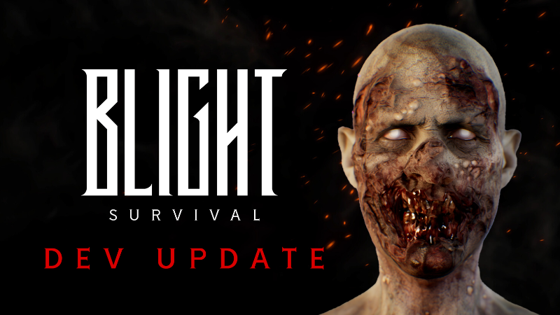 Blight: Survival December 2025 developer update header - holiday update and playtest plans