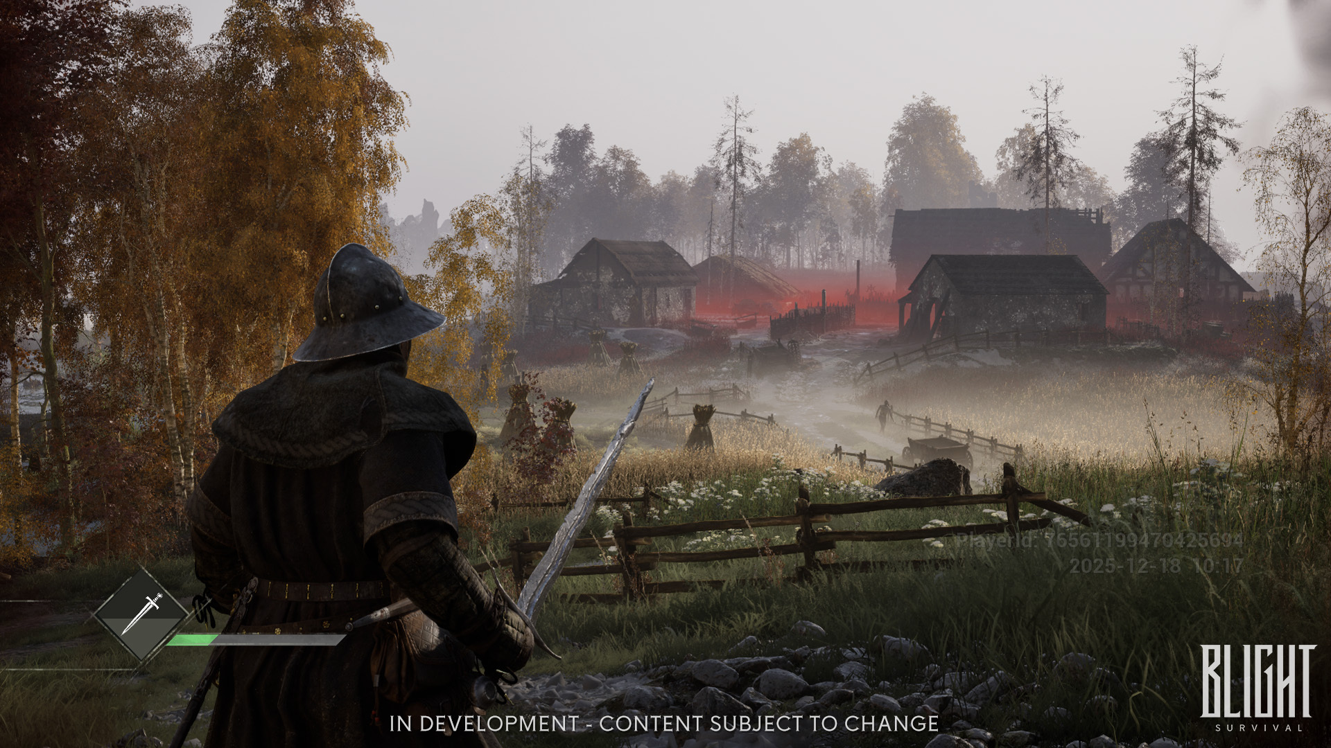 Blight: Survival devlog - character armor detail showing European-influenced design