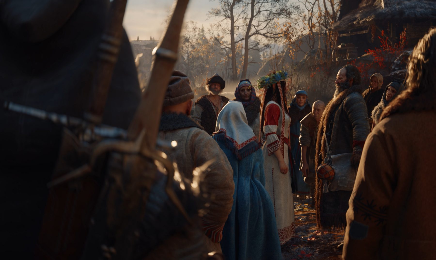 Opening scene of The Witcher IV cinematic reveal trailer