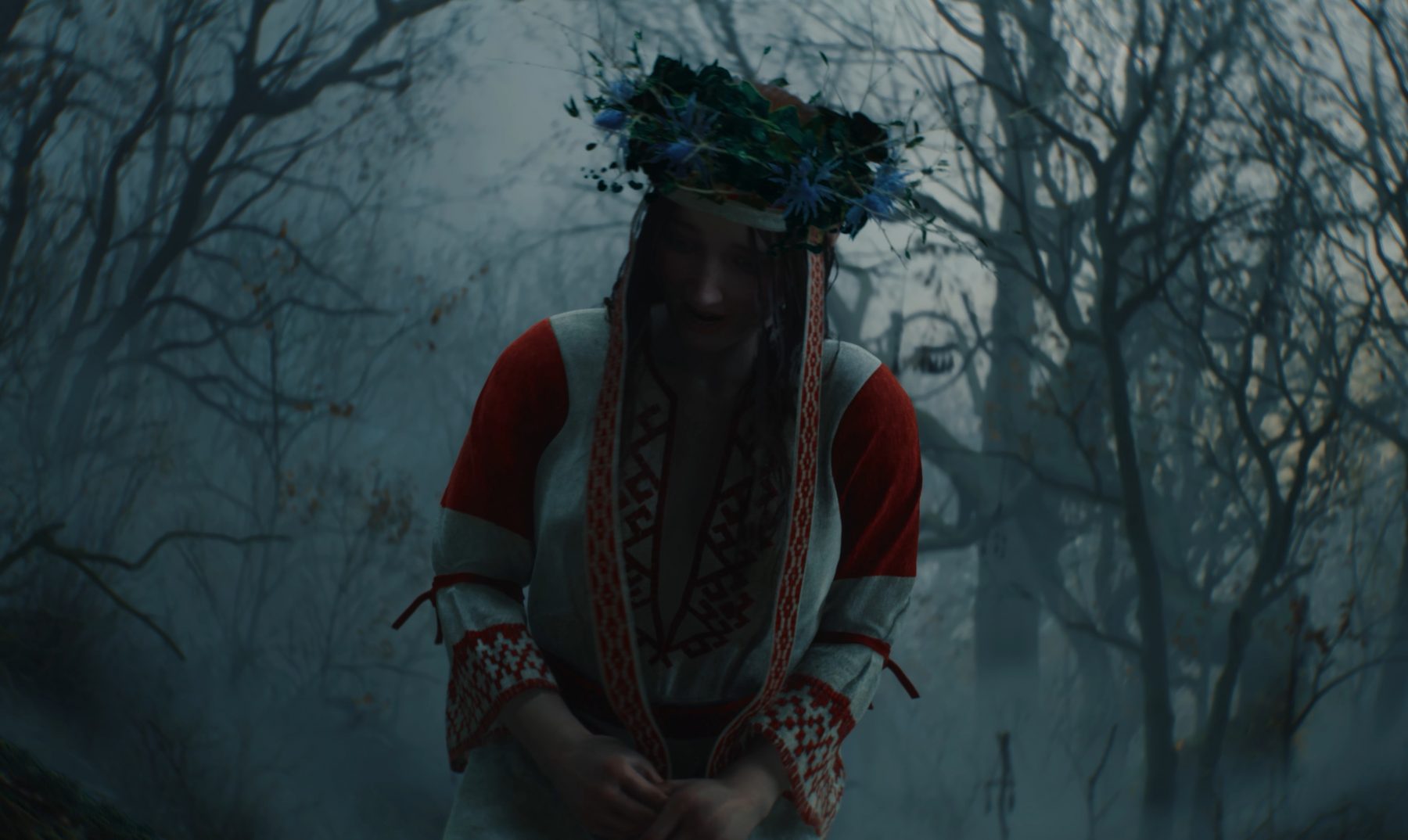 Mioni and the sacrificial ritual at Stromford in The Witcher IV cinematic trailer