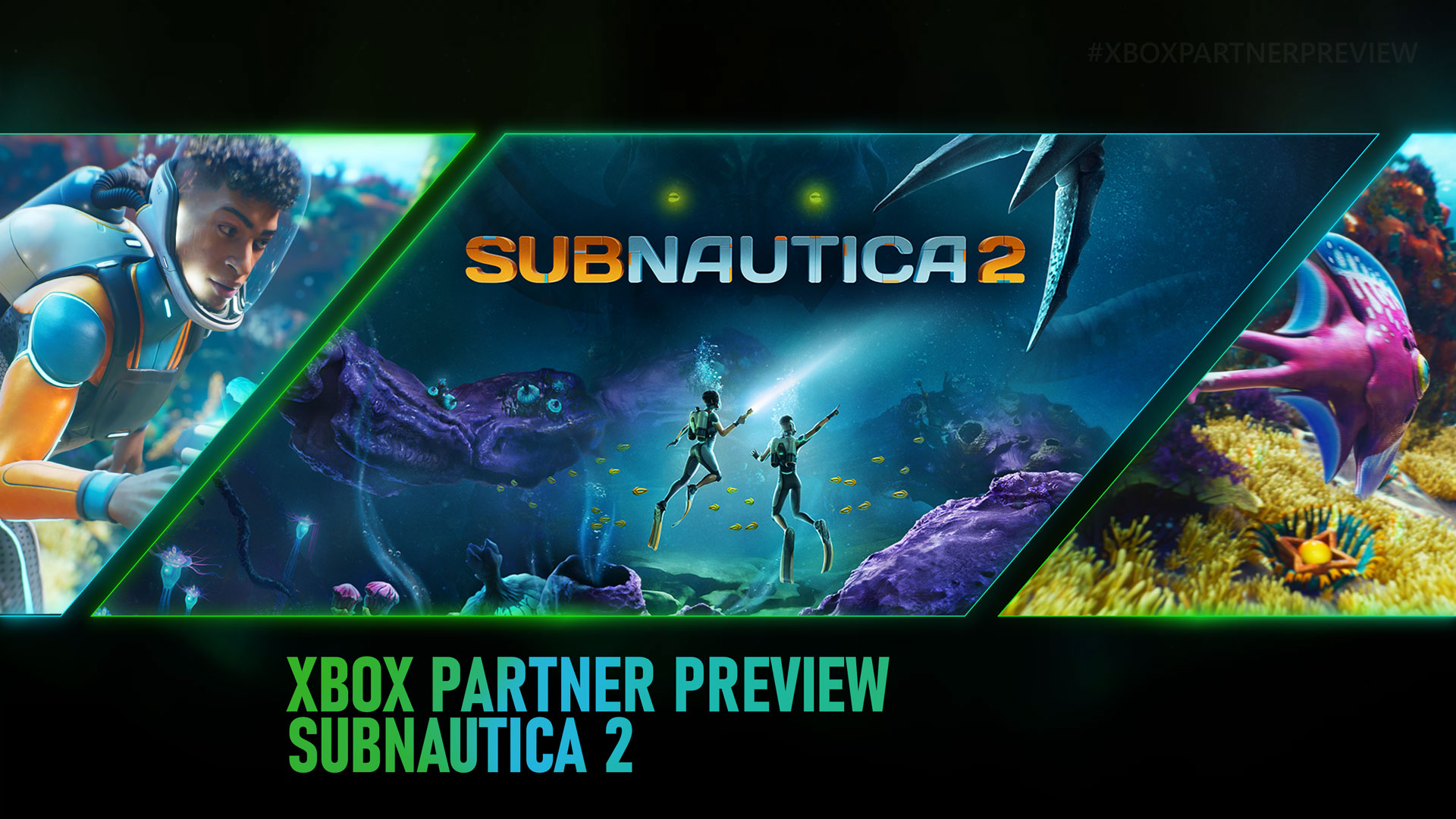 Subnautica 2 Xbox Wire hero promotional image from Xbox Partner Preview