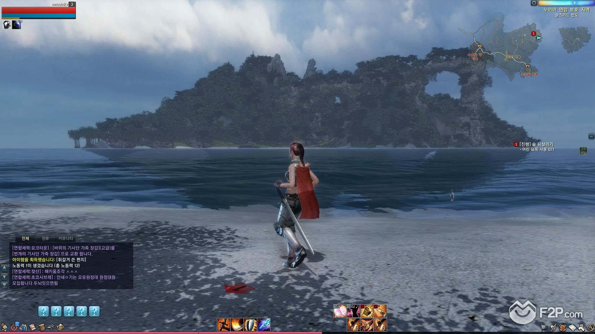 Original ArcheAge gameplay screenshot showing the open world