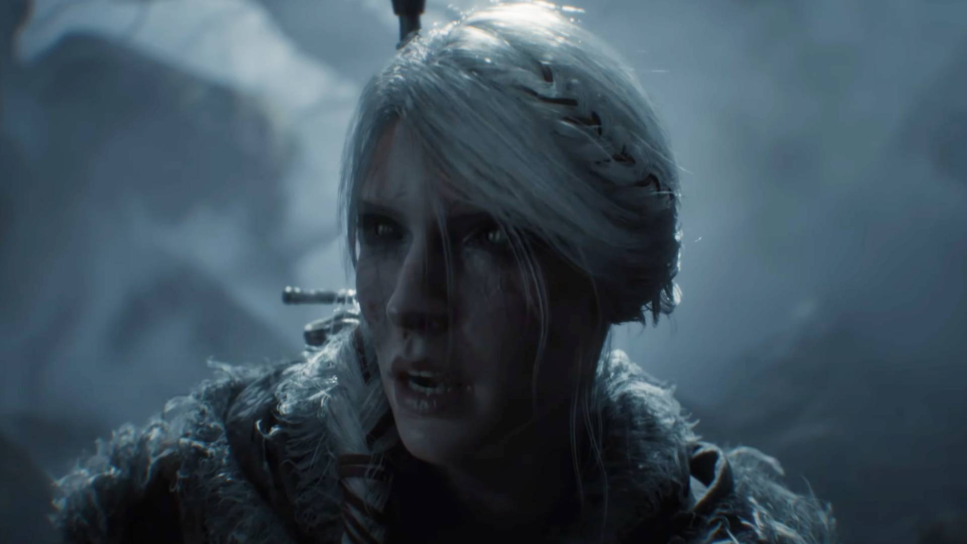 Ciri wielding the silver sword Zireael in The Witcher IV cinematic trailer