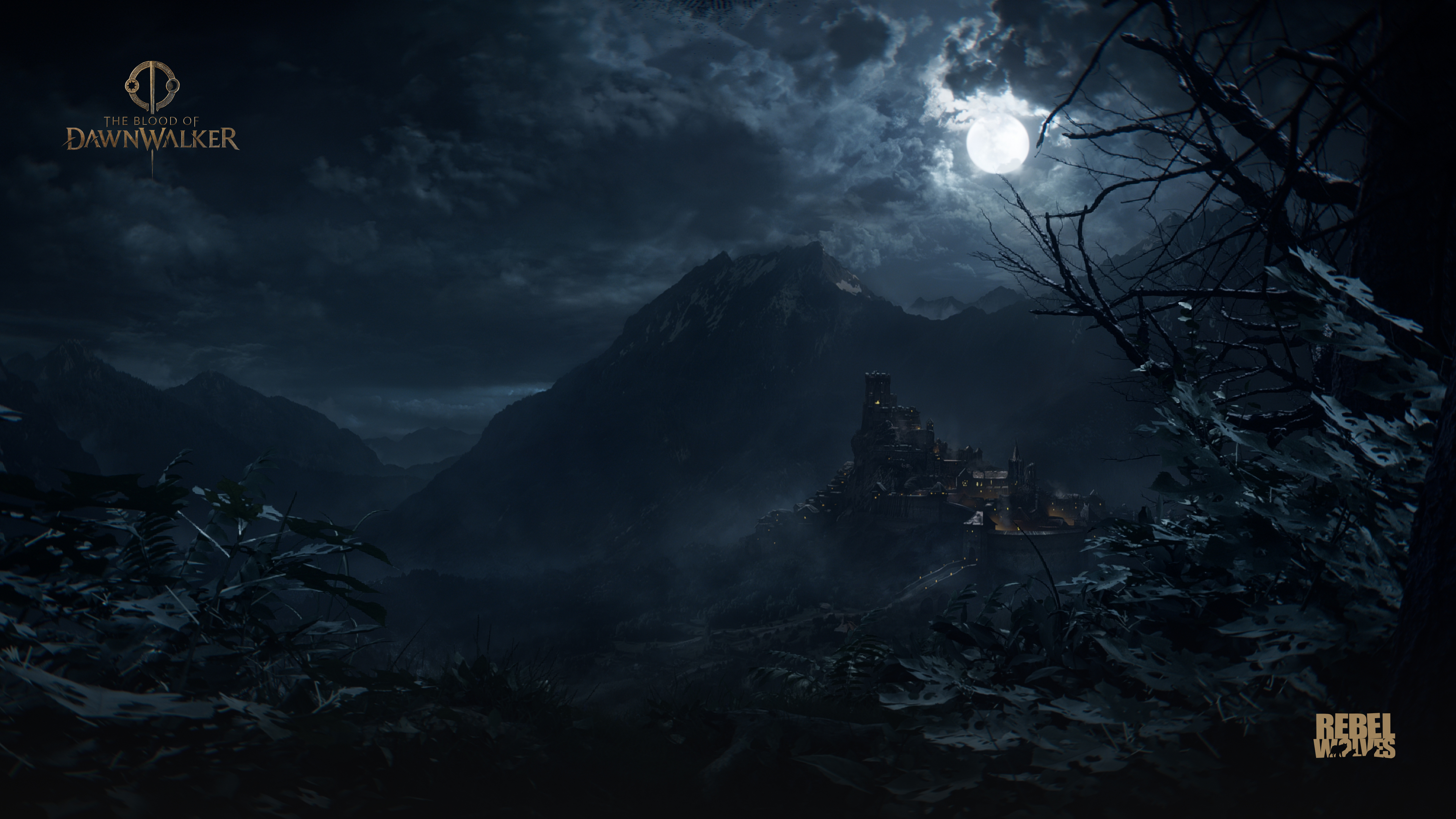 Reveal screenshot — medieval village scene in the valley