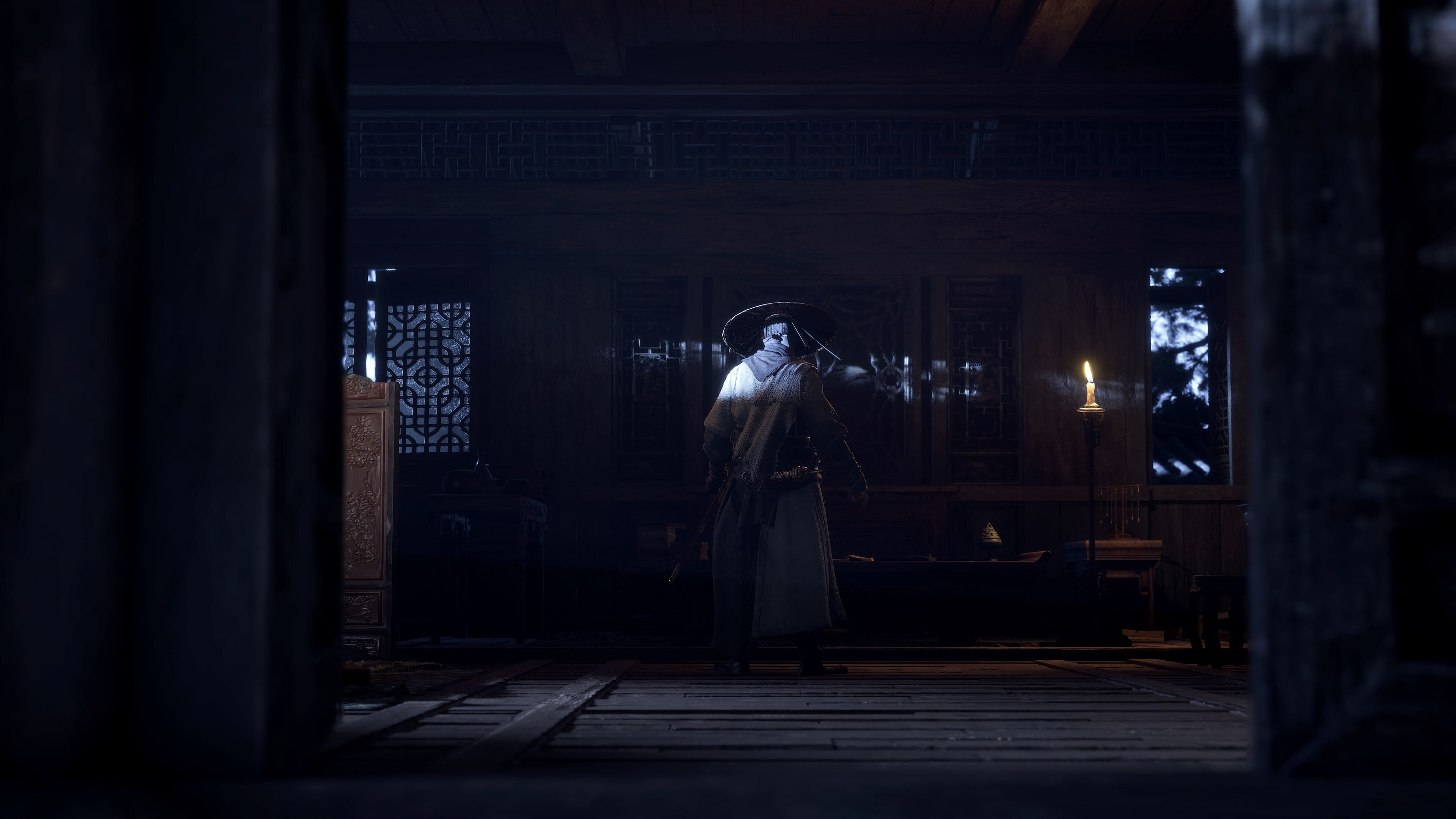 A Whisper of Fall: Jinyiwei screenshot showing traversal and environmental exploration