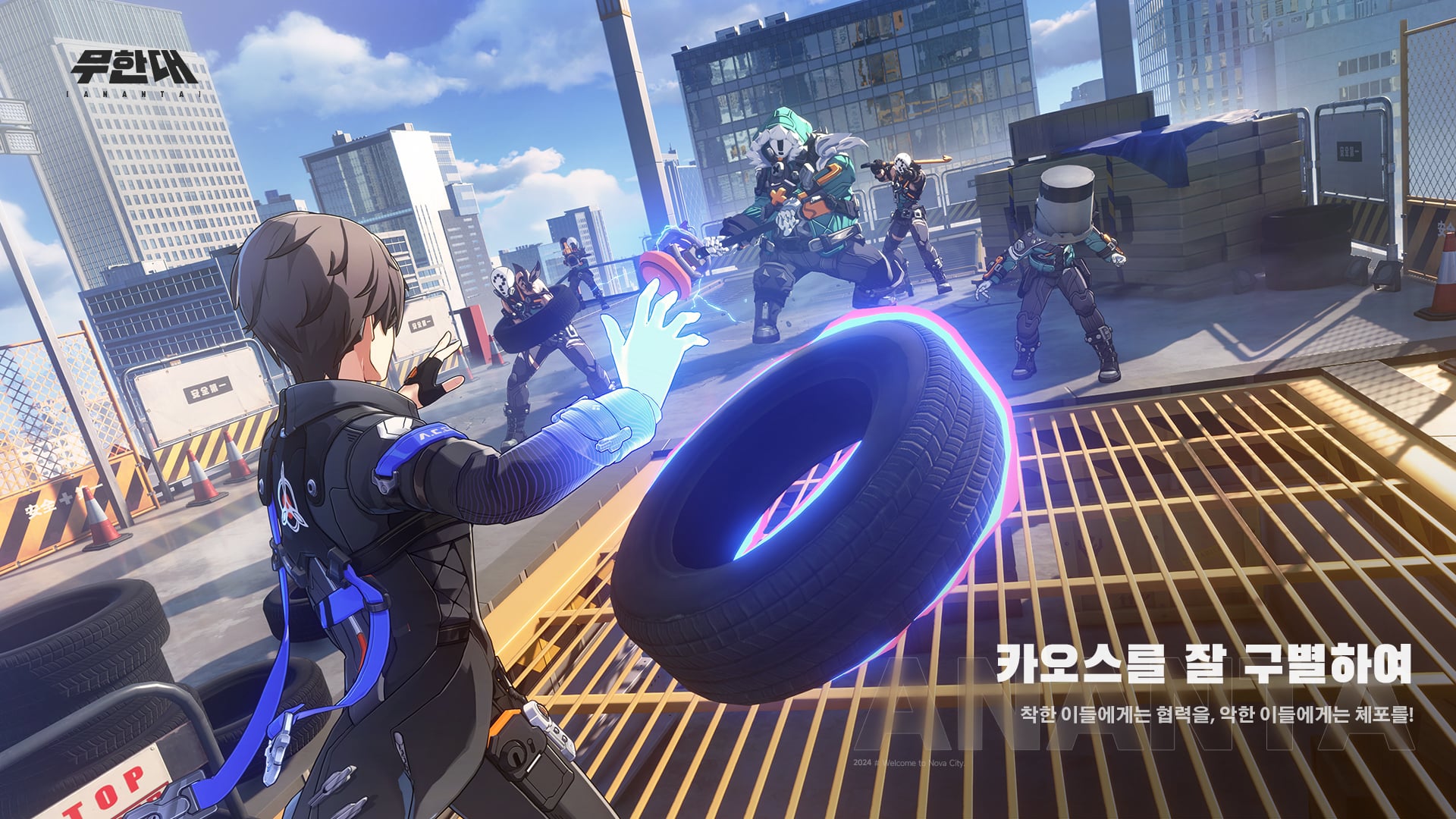 Ananta gameplay screenshot - grappling traversal