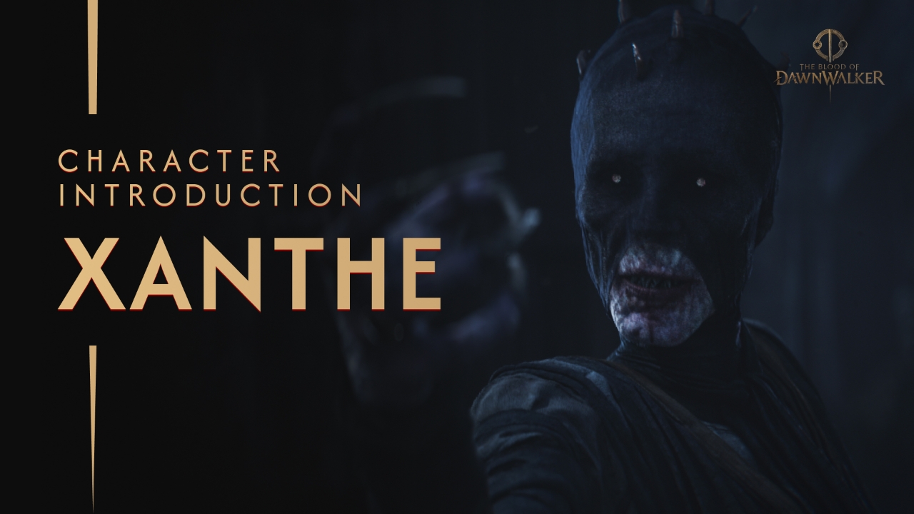 Xanthe in-game screenshot — ancient vampire priestess of the Vrakhiri