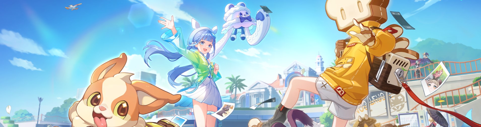 Honkai: Nexus Anima official key art with characters and Anima creatures