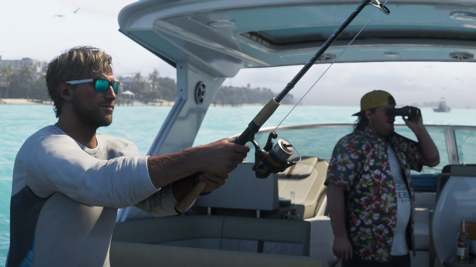 Jason Duval fishing from a boat in the Leonida waterways