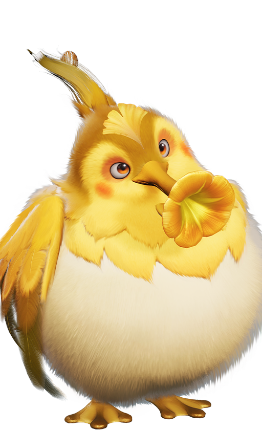 Official full-body artwork of the Aniimo Tubster in its Highland Form, a Wind and Grass element Break role creature