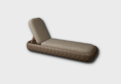 Craddle Sunbed outdoor furniture item in inZOI