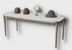 inZOI living room furniture - Marble Display Table