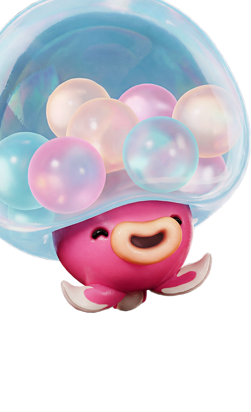 Popapus, No. 090, a Water-element DPS Aniimo