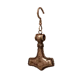 Engraved Copper Earring in Crimson Desert