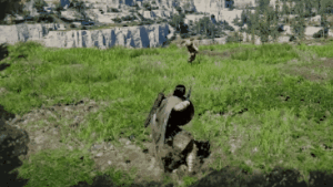 Body Slam skill animation in Crimson Desert