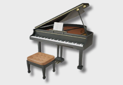 Grand Piano hobby furniture in inZOI