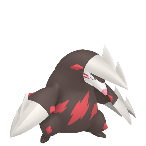 Excadrill sprite from Pokemon Pokopia showing the Subterrene Pokemon with Search and Chop specialties