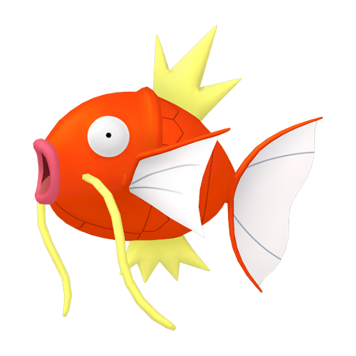 Magikarp sprite from Pokemon Pokopia showing the Fish Pokemon that teaches Jump