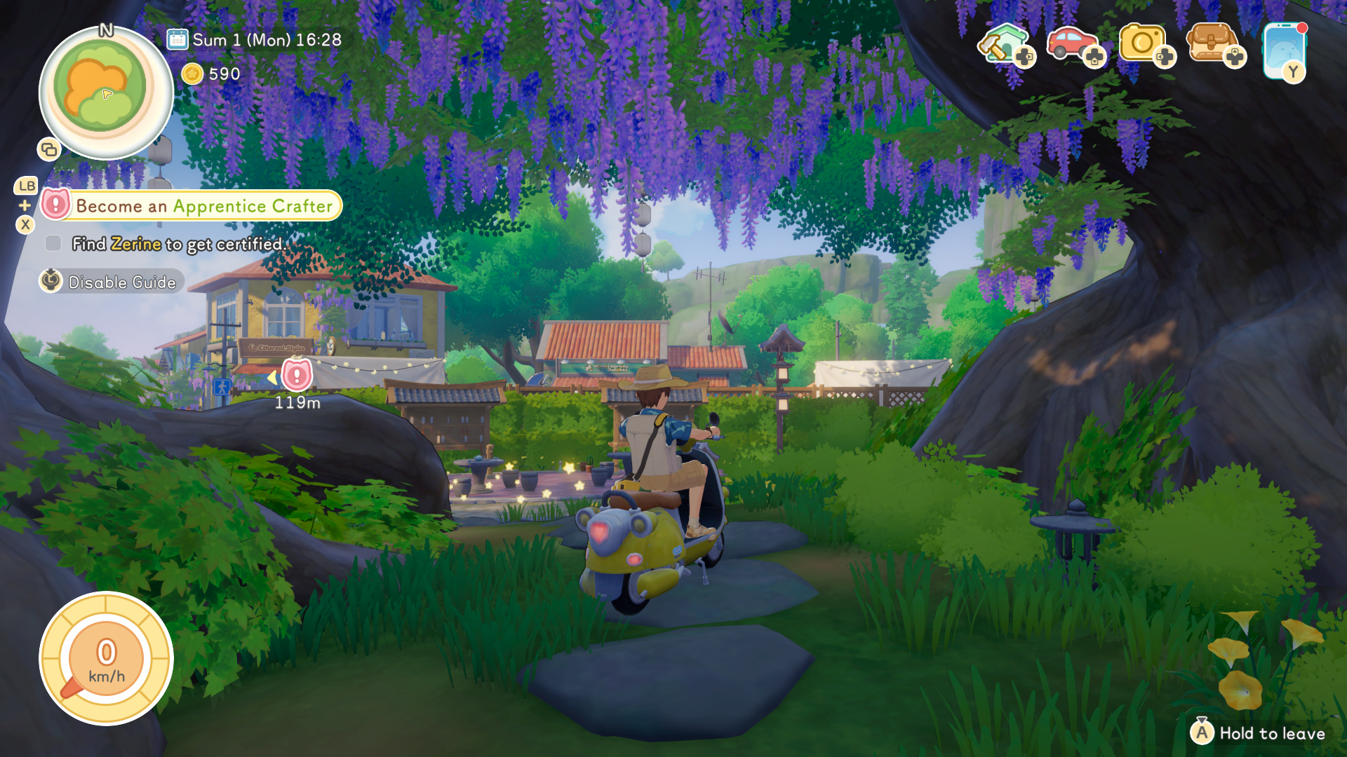 Exploring the island landscape in Starsand Island