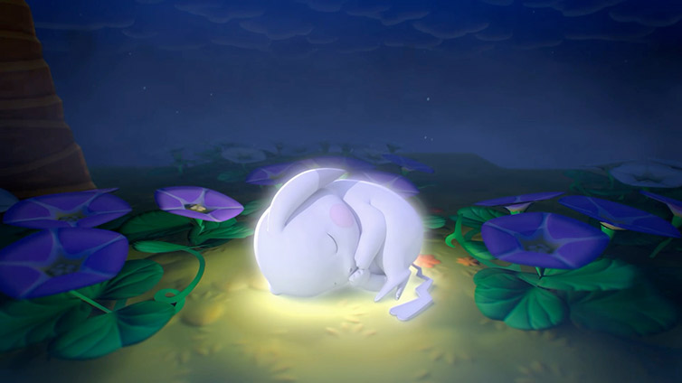 Peakychu in its natural environment showing the unique Pikachu variant found in Pokopia