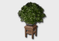 Bonsai Pot Stand outdoor furniture item in inZOI