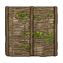 Large Wall (clay and Log)