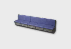 Subway Seat furniture item in inZOI