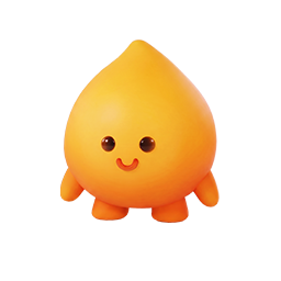 Official head icon of the Fire element Aniimo Little Fire Spirit
