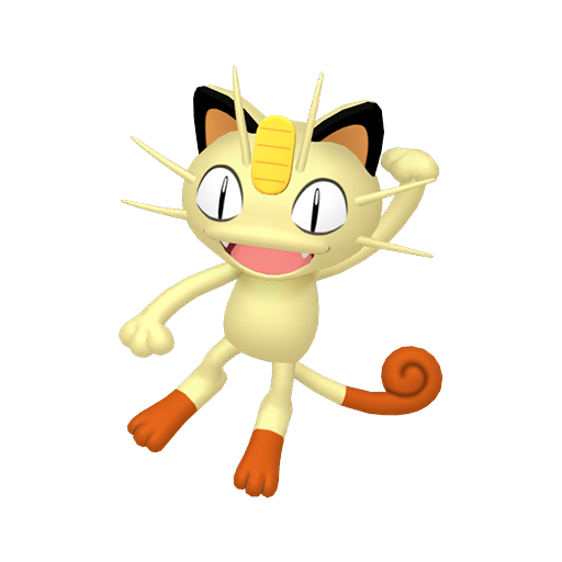Meowth sprite from Pokemon Pokopia found in Bleak Beach