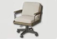 Natural Desk Chair furniture item in inZOI