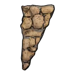 Triangular Wall (stone)
