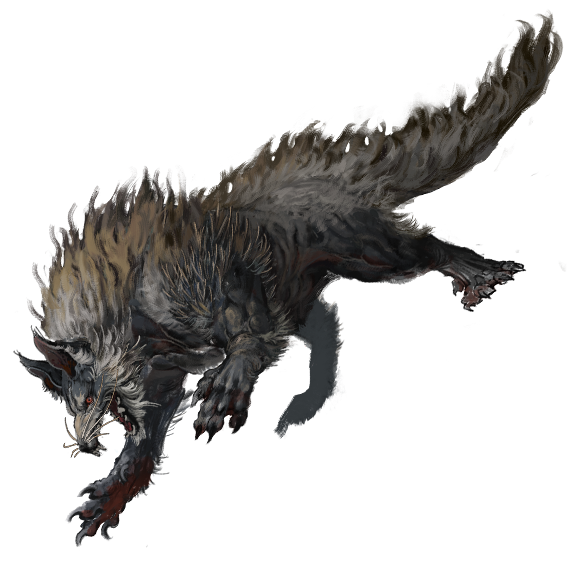 The Lurker Wolf, a massively built pack-leader predator