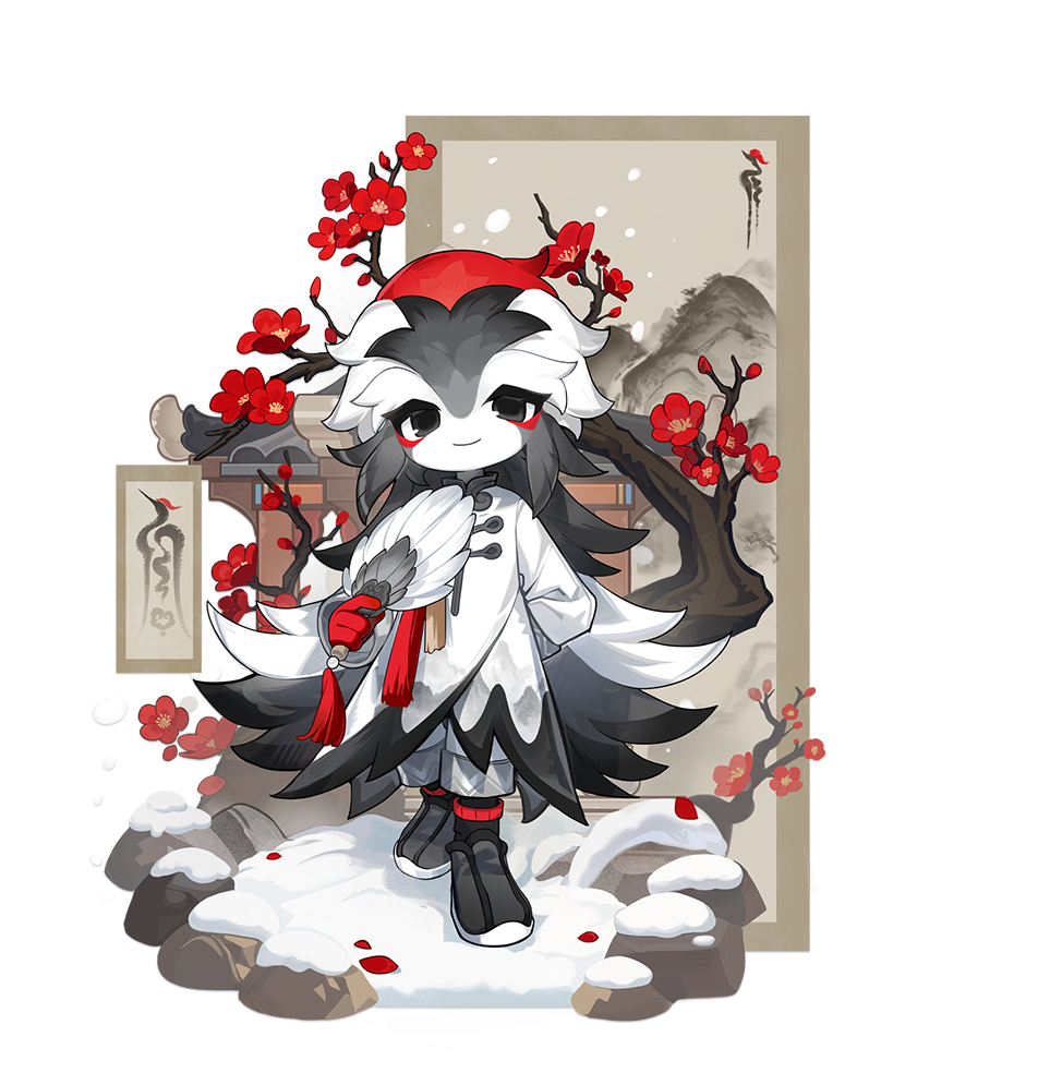 Official character render of Heyu, the Hot Spring Innkeeper Neighbor in Petit Planet