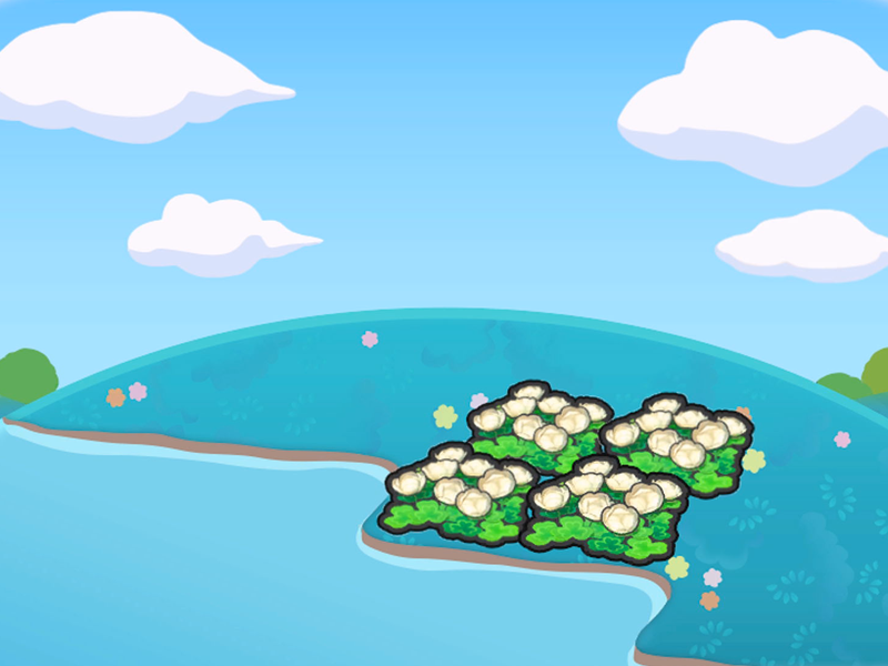 Hydrated Fluffy Flower Bed habitat icon