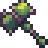 The Cactus Hammer cosmetic icon from Soulbound: Online, a heavy green cactus head with a bright yellow bud on top and pink barbs, set on a dark segmented handle