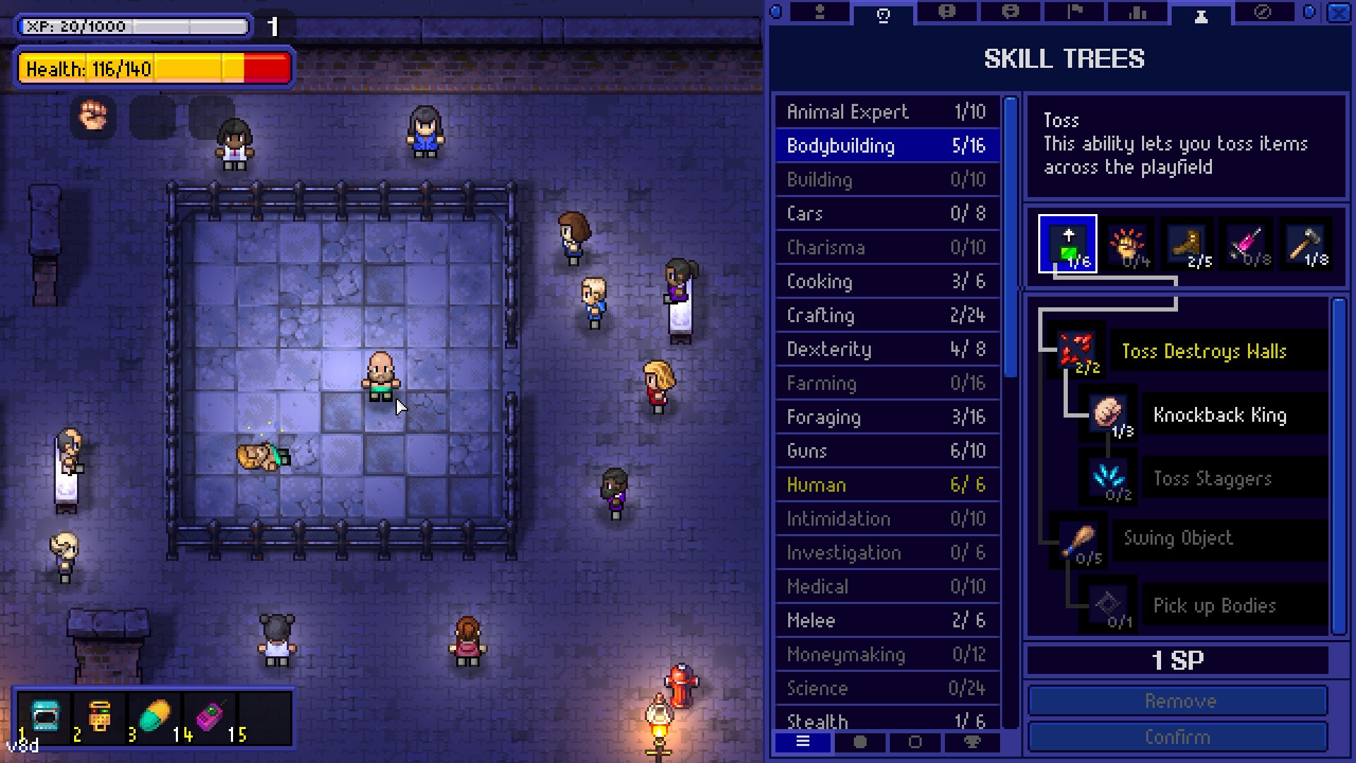 The dynamic city world of Streets of Rogue 2